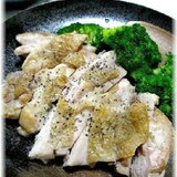 鶏もも肉の塩焼き・レモン塩ソースがけ